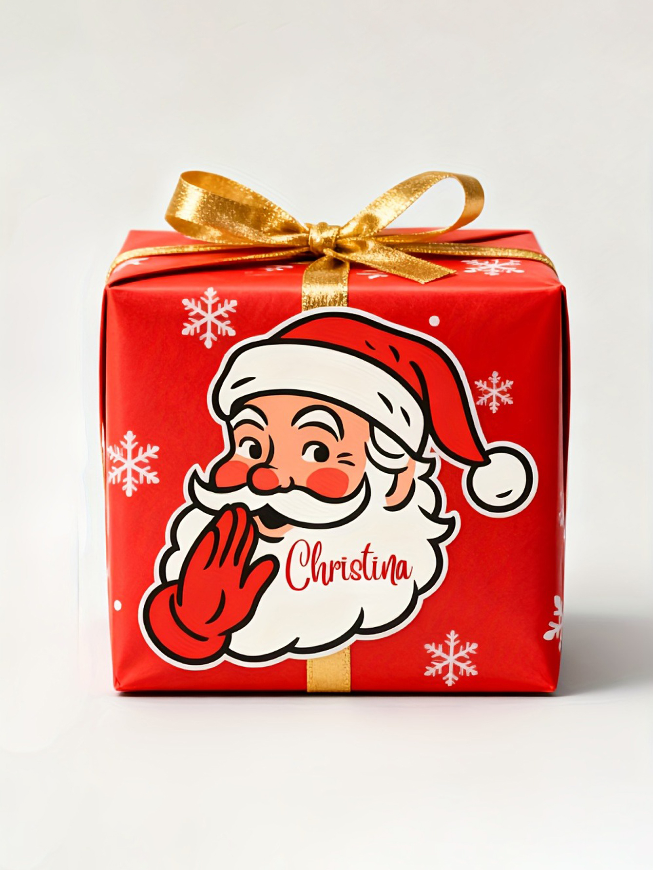 Custom Santa Claus Gift Stickers